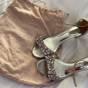 Size 8. 5 Badgley bridal shoes